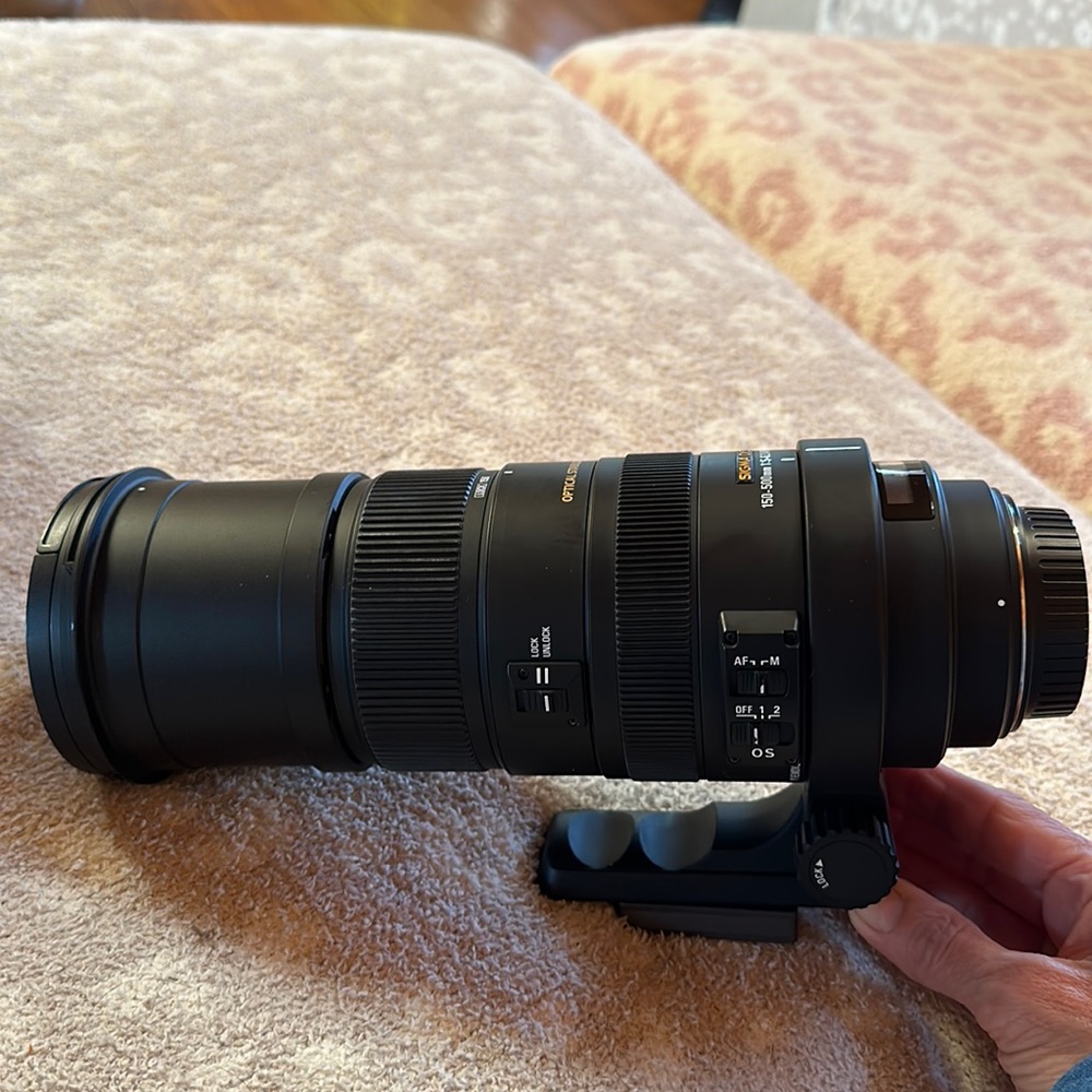 Sigma DG 150-500 mm optical stabilizer